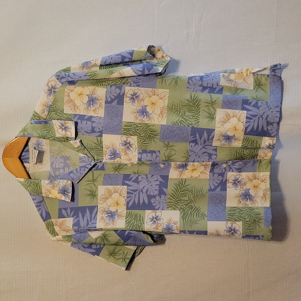 BonWorth Petite Floral Button Down Shirt